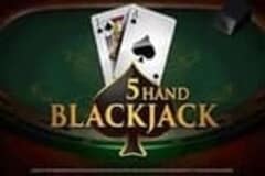 5 Hand Blackjack table game