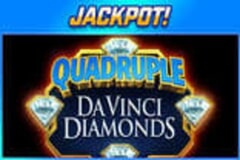 Quadruple Da Vinci Diamonds Jackpot!
